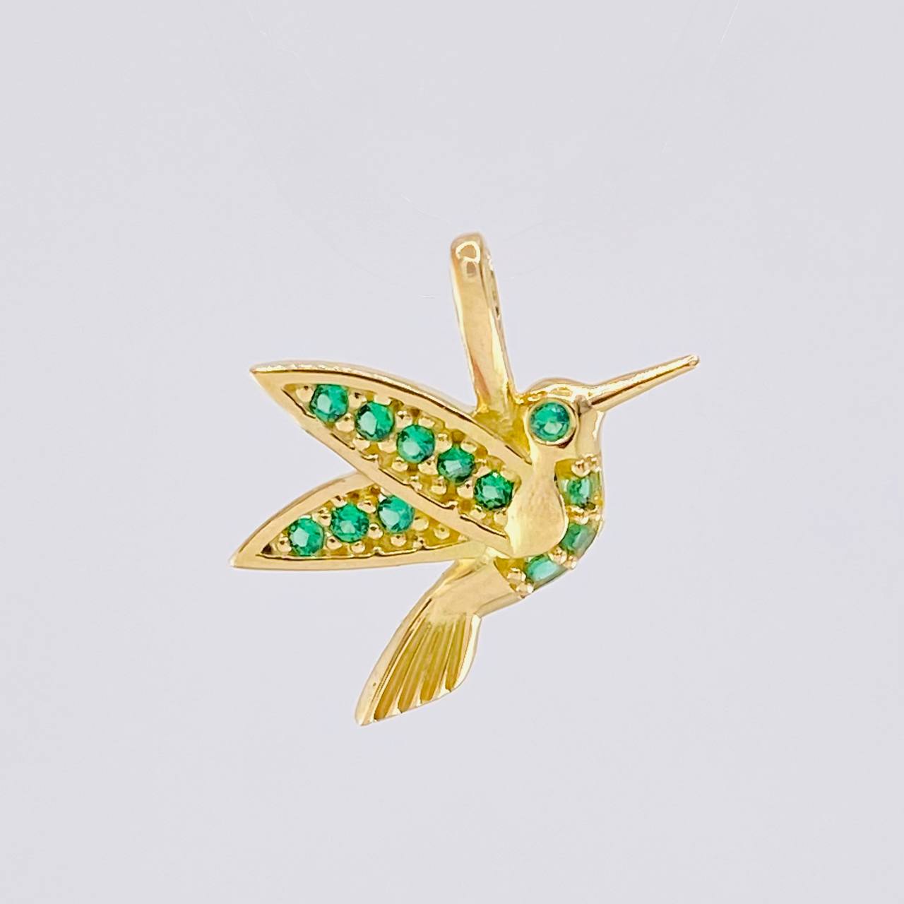 Pendant Hummingbird 1.2g / 3/4 in Yellow Gold 18K