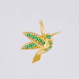 Pendant Hummingbird 1.2g / 3/4 in Yellow Gold 18K