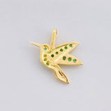 Pendant Hummingbird 1.2g / 3/4 in Yellow Gold 18K
