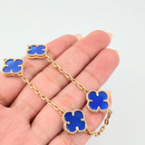 Pulso Cajon Trebol 10gr / 7 3/4 in / 2mm Oro Amarillo 18K ©