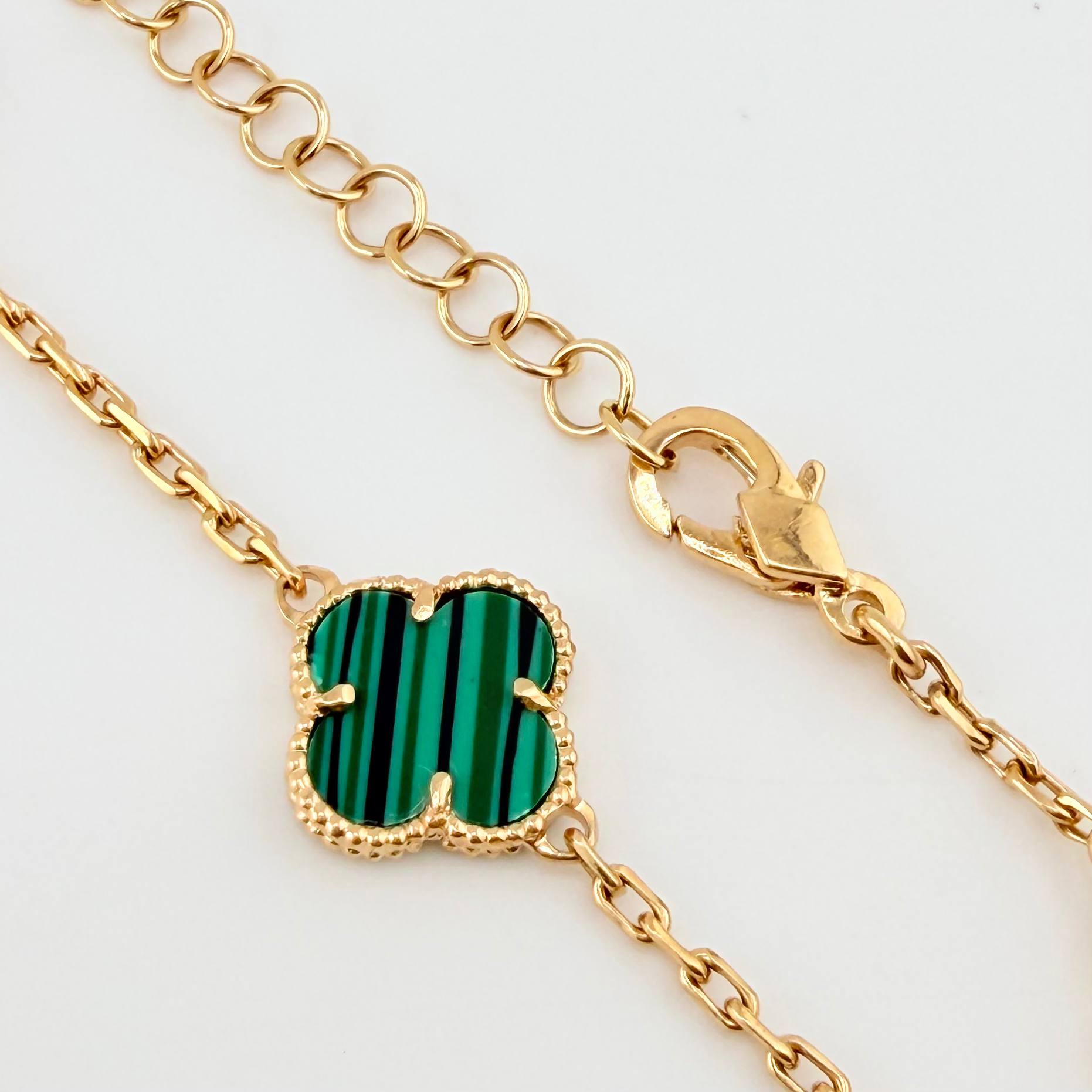 Cadena Cajon Trebol 17.55gr / 15 3/4 in / 2mm Oro Amarillo 18K ©