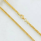 Cadena Franco 5.4gr / 23 1/2 in / Oro Amarillo +3 18K