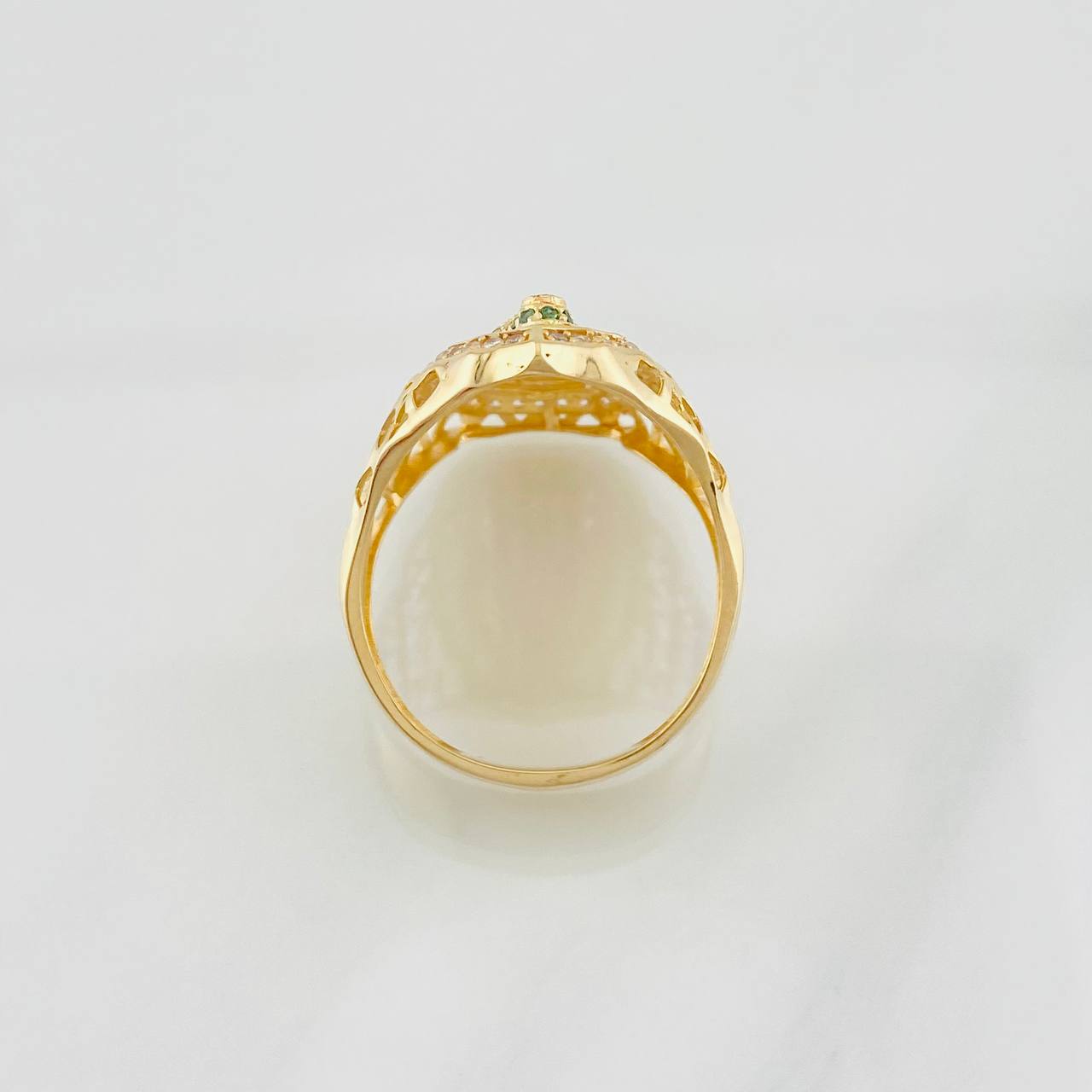Ring Virgin of Guadalupe 8.2g / T10 1/4 Yellow Gold 18K