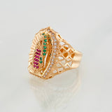 Virgin of Guadalupe Ring 4.9g / T7 1/4 Rose Gold 18K