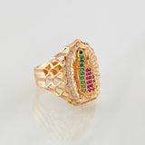 Virgin of Guadalupe Ring 4.9g / T7 1/4 Rose Gold 18K