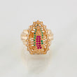 Virgin of Guadalupe Ring 7g / T6 3/4 Rose Gold 18K