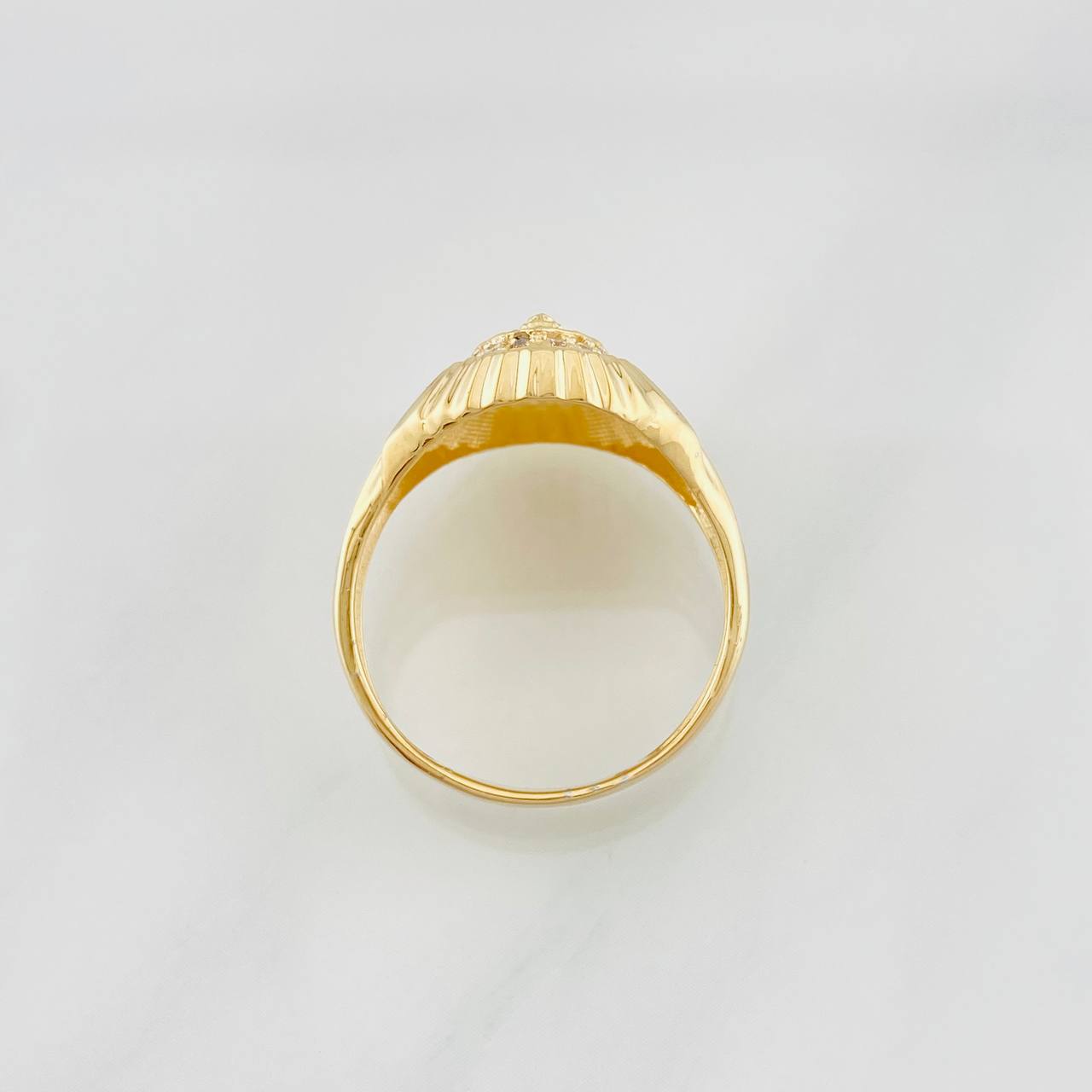 Virgin of Guadalupe Ring 4.6g / T7 1/4 Yellow Gold 18K