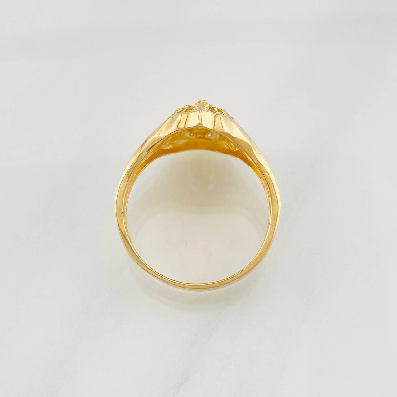 Anillo Virgen Guadalupe 4.2g / T7 3/4 Oro Amarillo 18K