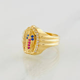 Virgin of Guadalupe Ring 4.3g / T6 1/4 Yellow Gold 18K