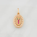 Pendant Virgin of Guadalupe 1.65g / 3/4 in Rose Gold 18K