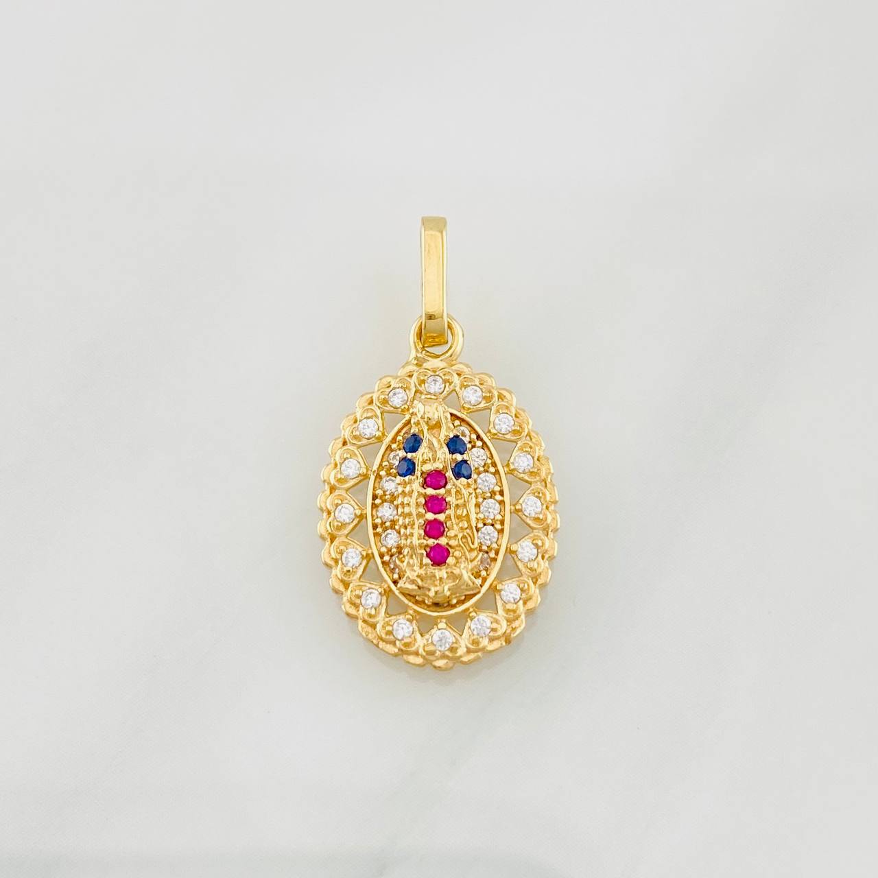 Pendant Virgin of Guadalupe 1.85g / 1 in Yellow Gold 18K
