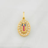 Pendant Virgin of Guadalupe 1.85g / 1 in Yellow Gold 18K