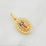Pendant Virgin of Guadalupe 1.85g / 1 in Yellow Gold 18K