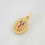 Pendant Virgin of Guadalupe 1.85g / 1 in Yellow Gold 18K