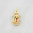 Pendant Virgin of Guadalupe 1.75g / 1 in Yellow Gold 18K