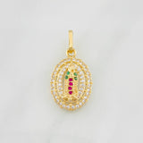 Pendant Virgin of Guadalupe 1.75g / 1 in Yellow Gold 18K