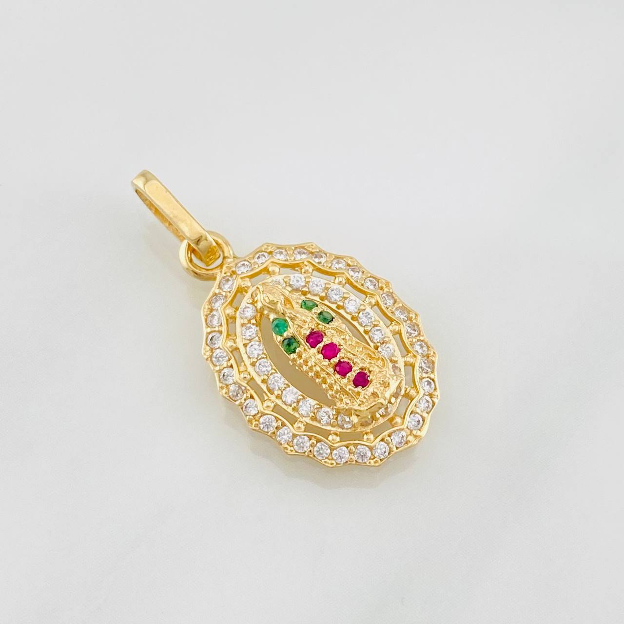 Pendant Virgin of Guadalupe 1.75g / 1 in Yellow Gold 18K