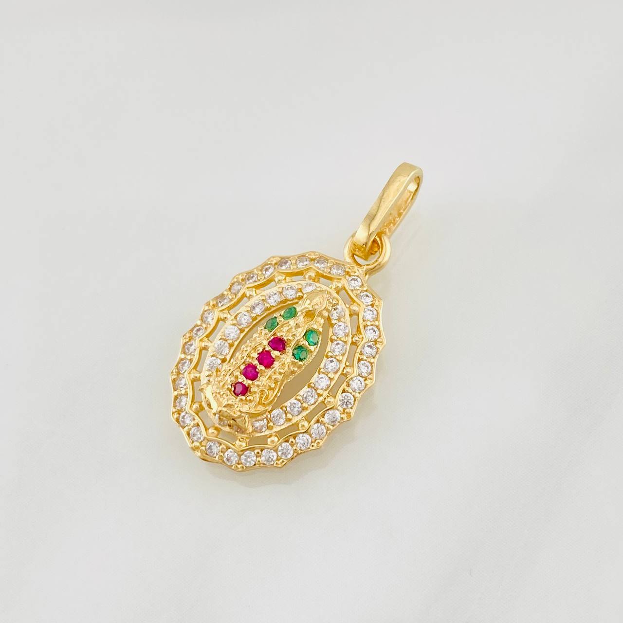 Pendant Virgin of Guadalupe 1.75g / 1 in Yellow Gold 18K