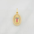 Pendant Virgin of Guadalupe 1.6g / 1 in Yellow Gold 18K