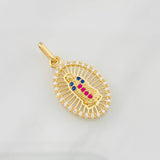 Pendant Virgin of Guadalupe 1.6g / 1 in Yellow Gold 18K