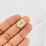 Pendant Virgin of Guadalupe 2.3g / 1 in Yellow Gold 18K