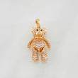 Pendant Articulated Bear 4.2g / 1 in Rose Gold 18K