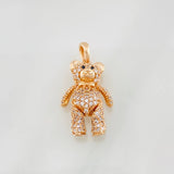 Pendant Articulated Bear 4.2g / 1 in Rose Gold 18K