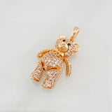 Pendant Articulated Bear 4.2g / 1 in Rose Gold 18K