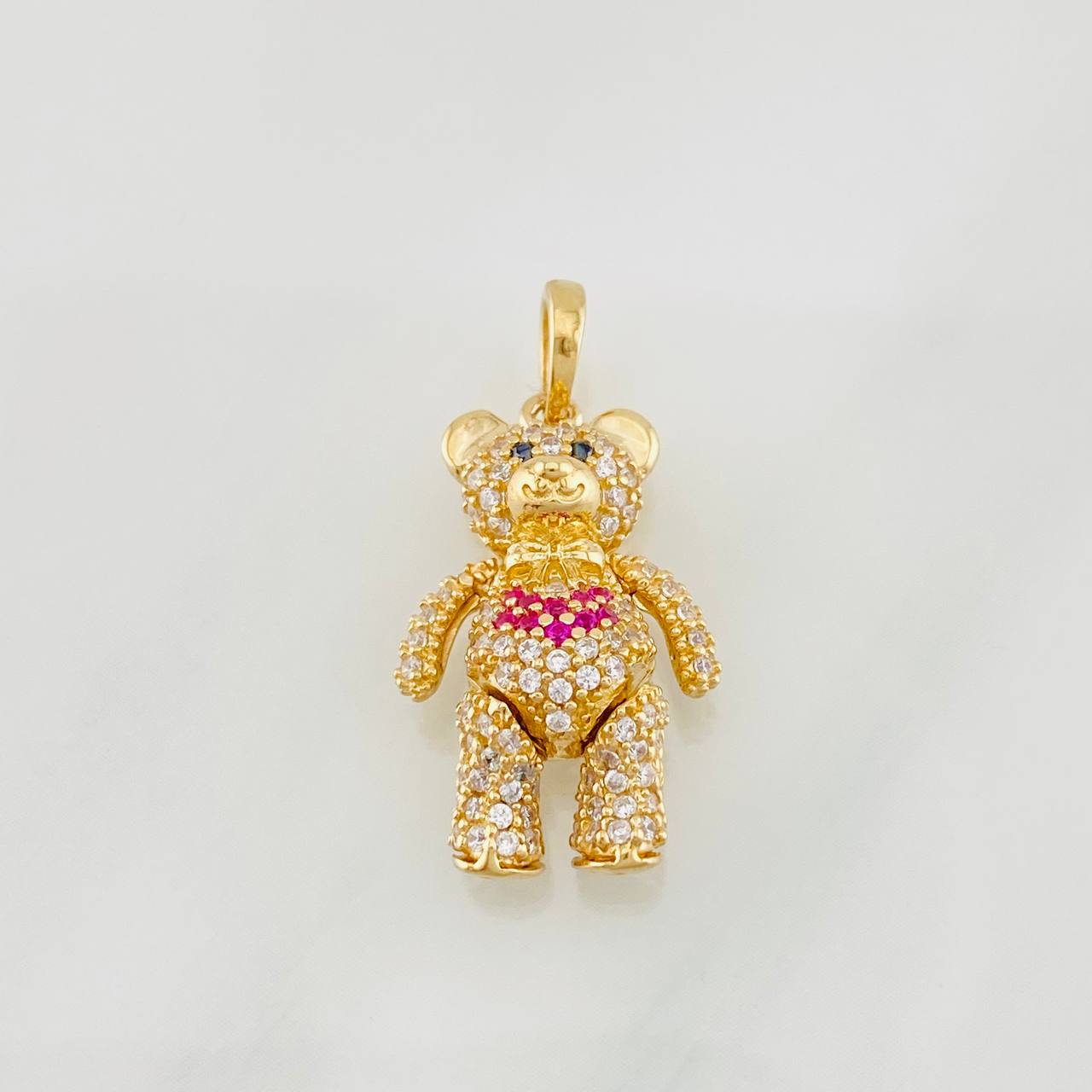 Dije Oso Articulado 4.25g / 1 in Oro Amarillo 18K