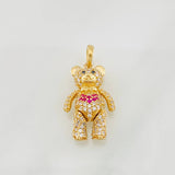 Dije Oso Articulado 4.25g / 1 in Oro Amarillo 18K