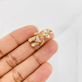 Dije Oso Articulado 4.25g / 1 in Oro Amarillo 18K