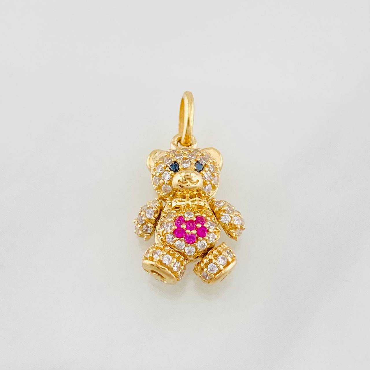 Pendant Articulated Bear 2.75g / 3/4 in Yellow Gold 18K