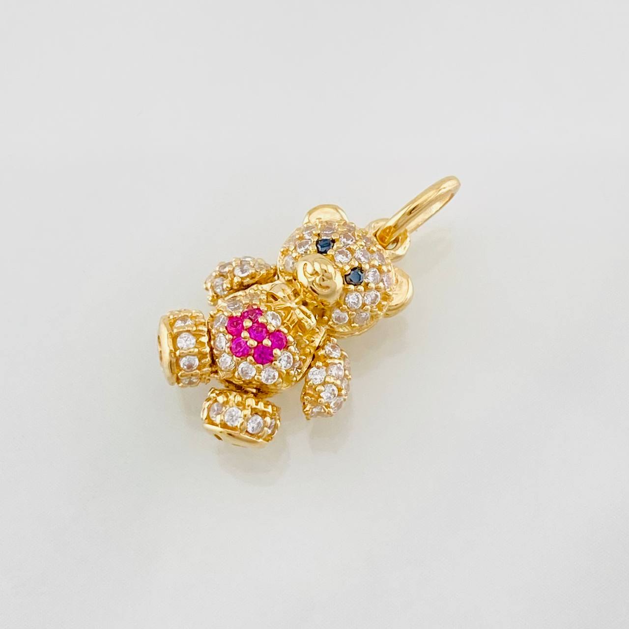 Pendant Articulated Bear 2.75g / 3/4 in Yellow Gold 18K