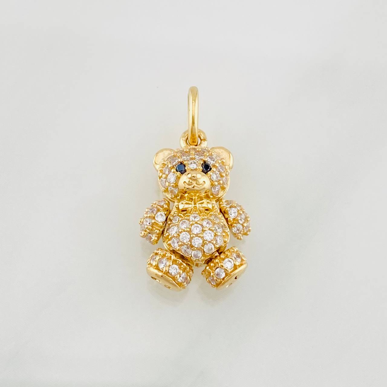 Pendant Articulated Bear 2.7g / 3/4 in Yellow Gold 18K