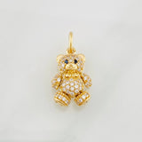 Pendant Articulated Bear 2.7g / 3/4 in Yellow Gold 18K