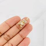 Pendant Articulated Bear 2.7g / 3/4 in Yellow Gold 18K