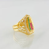 Ring Virgin of Guadalupe 5.6g / T7 1/2 Yellow Gold 18K