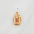 Pendant Virgin of Guadalupe 1.35g / 3/4 in Rose Gold 18K