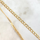 Cuban Links 6.95gr / 50cm / 4.2mm Yellow Gold +0 18K *