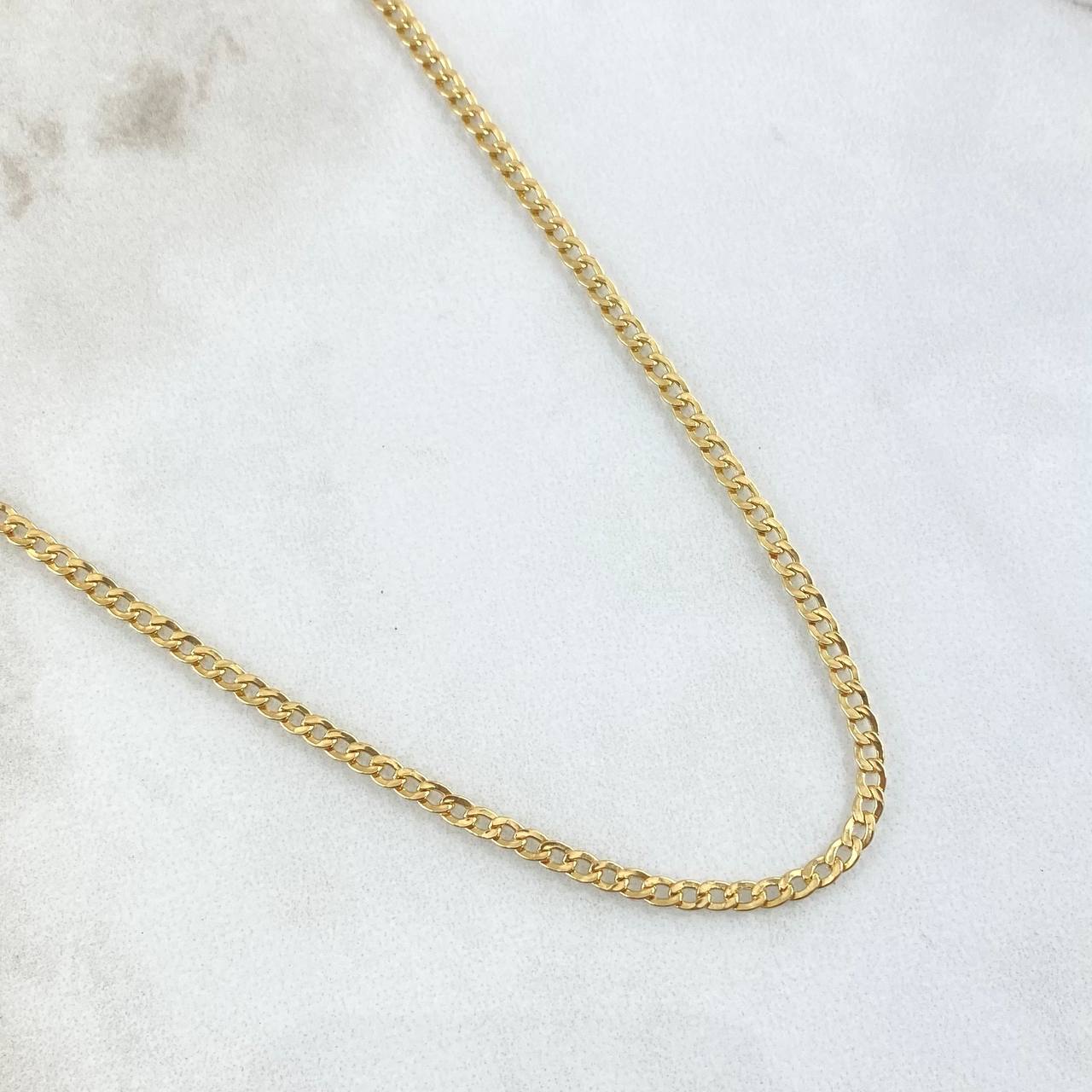 Cuban Links 3.45gr / 50cm / 2.4mm Yellow Gold +0 18K