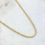 Cuban Links 3.45gr / 50cm / 2.4mm Yellow Gold +0 18K *