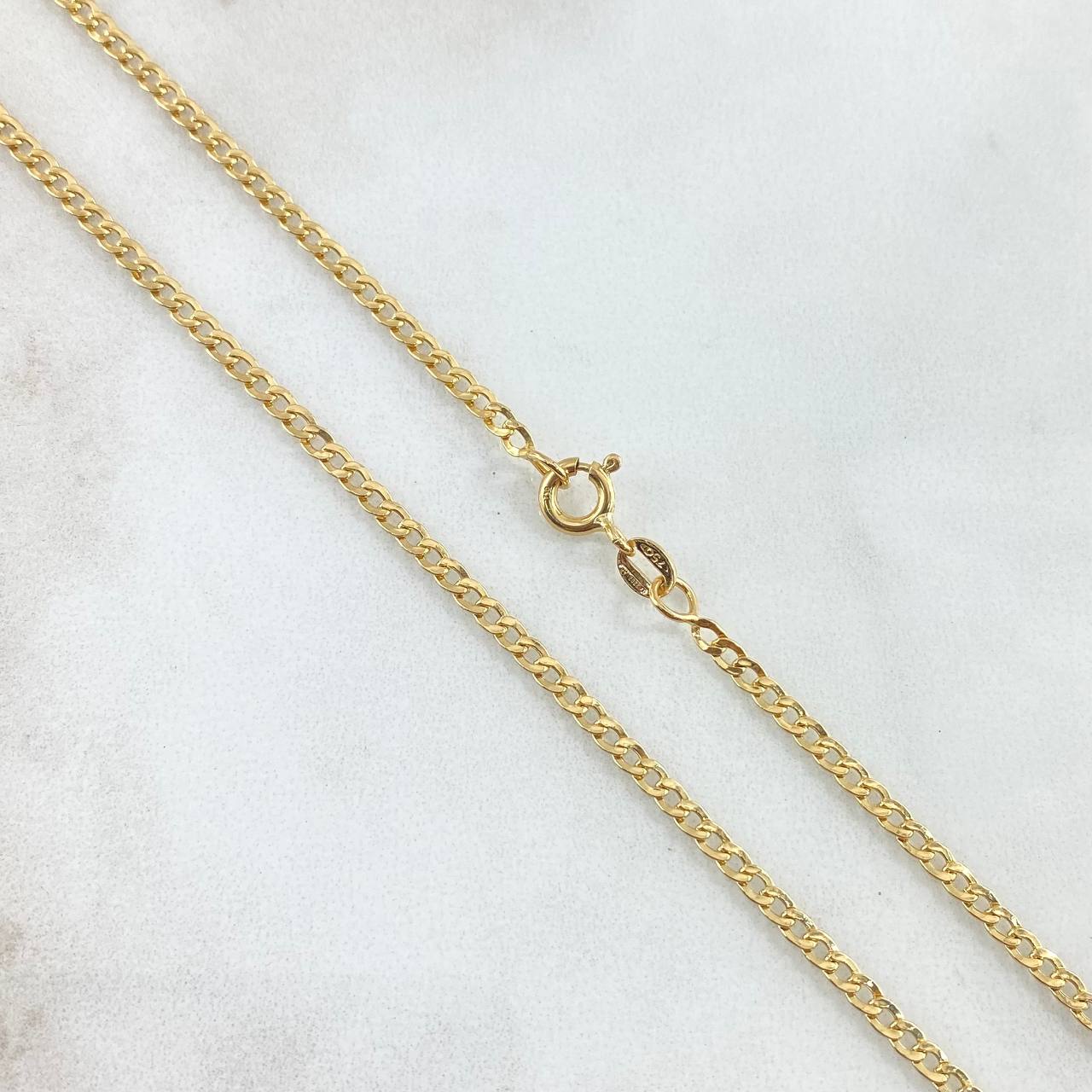 Cuban Links 3.45gr / 50cm / 2.4mm Yellow Gold +0 18K