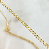 Cuban Links 3.45gr / 50cm / 2.4mm Yellow Gold +0 18K *