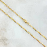 Cuban Links 3.1gr / 45cm / 2mm Yellow Gold +0 18K ©