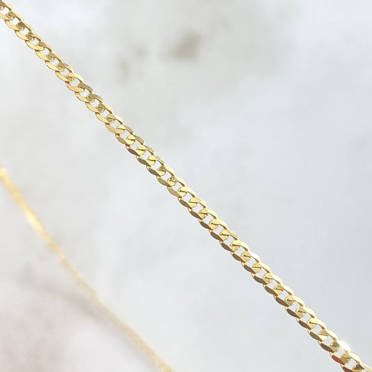 Cadena Cubana 3.25gr / 45cm / 2mm Oro Amarillo +0 18K ©