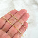Cuban Links 3.1gr / 45cm / 2mm Yellow Gold +0 18K ©
