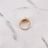 Wedding Ring 3.4gr / Size 6 3/4 / Polished 18K Rose Gold &