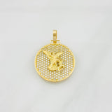 Dije San Miguel Arcángel 3.6g / 1 in Oro Amarillo 18K