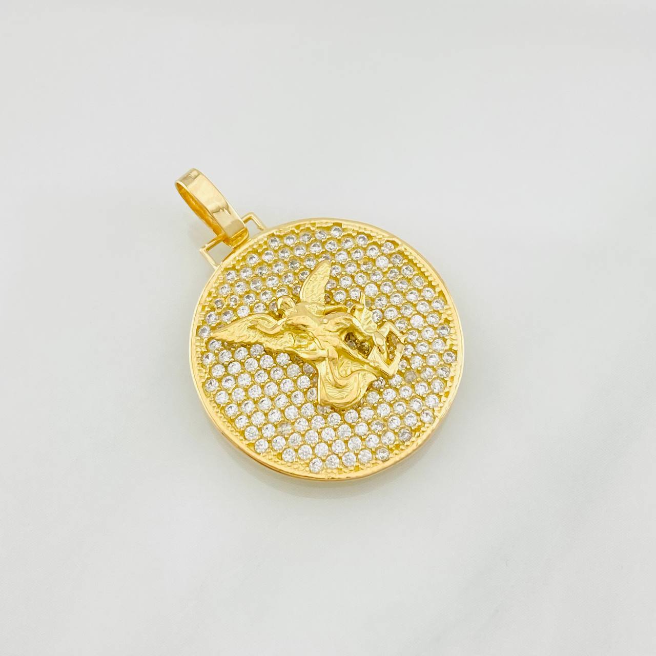 Dije San Miguel Arcángel 3.6g / 1 in Oro Amarillo 18K