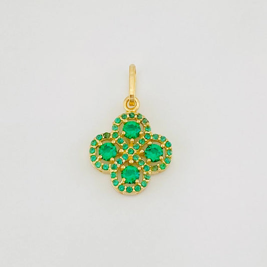 Dije Trebol 1.55g / 3/4 in Oro Amarillo 18K